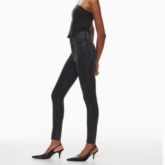 Aritzia off black skinny jeans - Picture 2 of 7